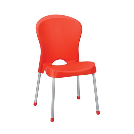 SMP-107 DANYMAX WITHOUT ARM SILVER LEGS CHAIR